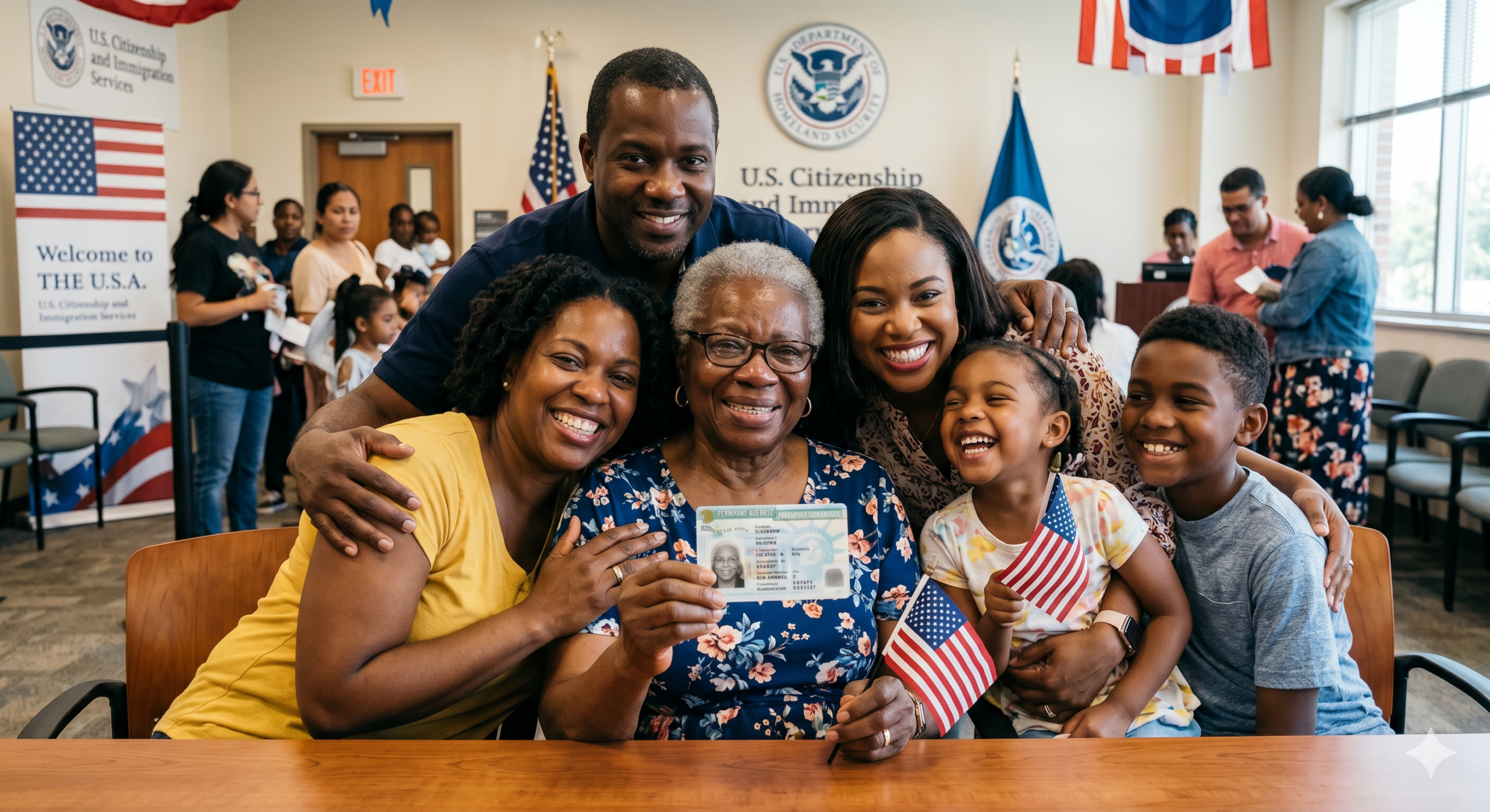 Family based green card application